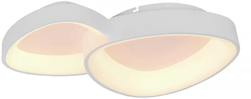 Plafondlamp Organico L 58 cm van Freelight in Wit – productfoto