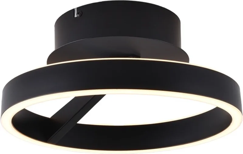Plafondlamp Pilota Ø 30 cm by Freelight in Black – product photo