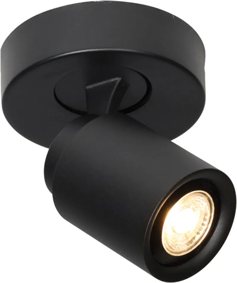Razza Opbouwspot 1 lichts rond - Modern von Freelight in Schwarz – Produktfoto