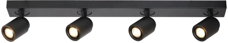 Razza Opbouwspot 4 lichts op balk - Modern de Freelight en Noir – photo produit