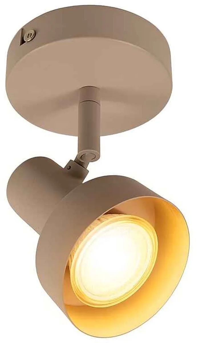 Spot Lunata 1 lichts Ø 10 cm van Freelight in Beige – productfoto