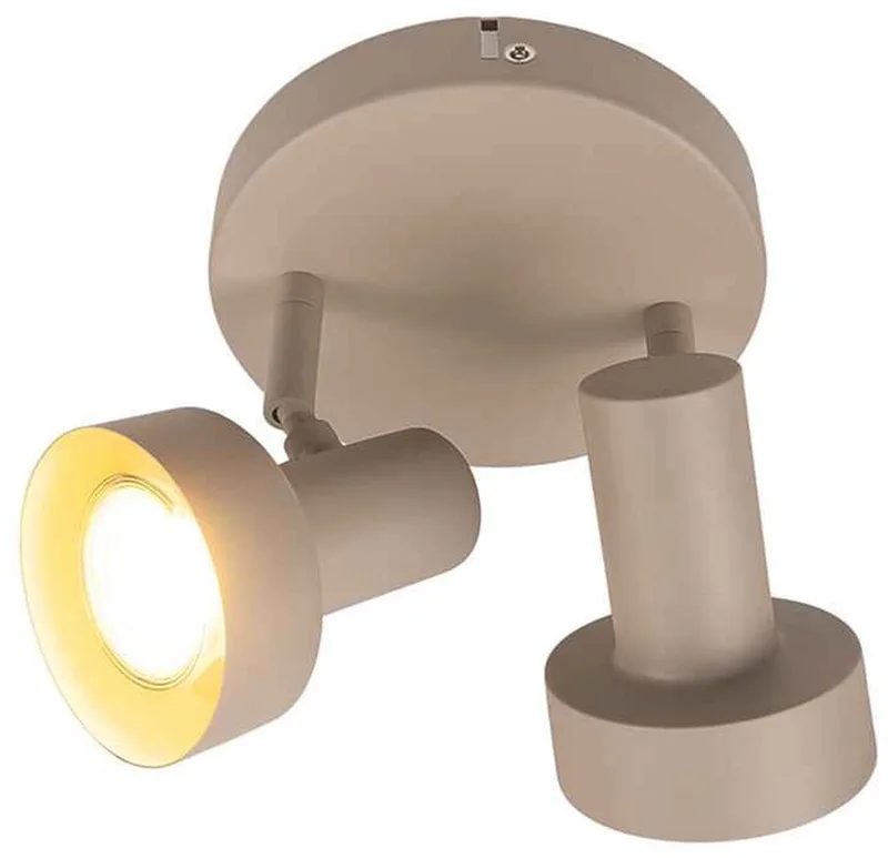Spot Lunata 2 lichts Ø 15 cm van Freelight in Beige – productfoto