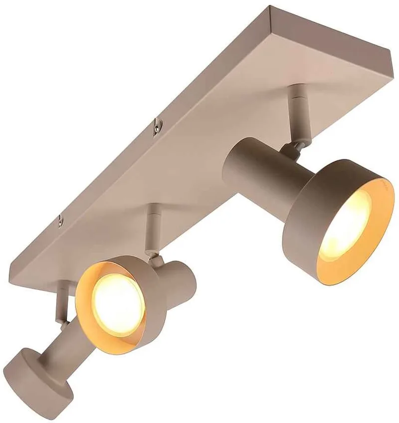Spot Lunata 3 lichts L 50 cm de Freelight en Beige – photo produit