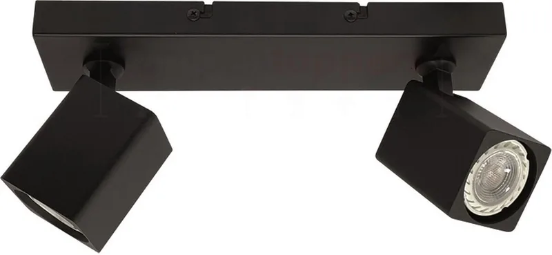 Spot Quadro GU10 2-Lichts de Freelight en Noir – photo produit