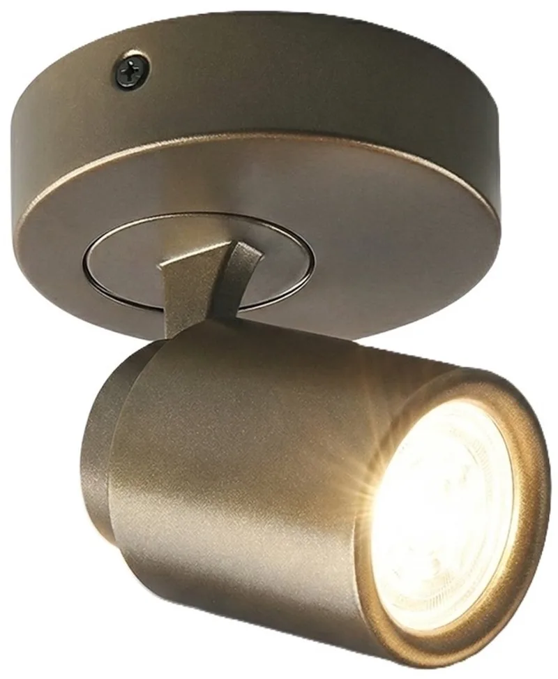 Spot Razza 1 lichts GU10 de Freelight en Brons goud – photo produit