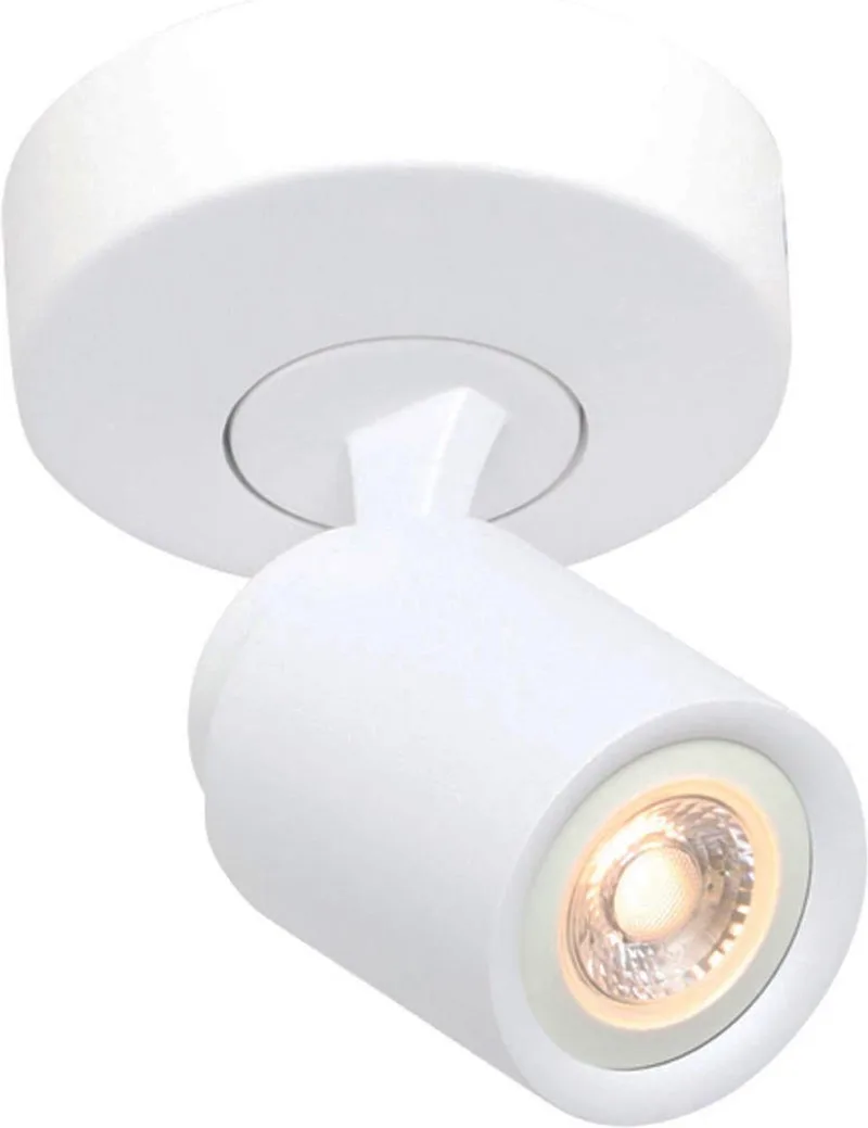 Spot Razza 1 lichts GU10 van Freelight in Wit – productfoto