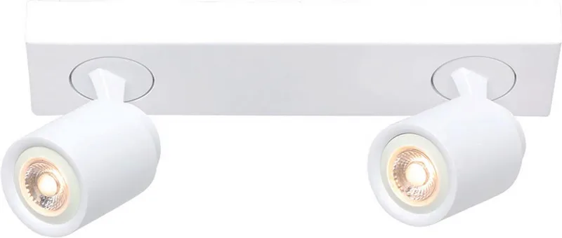 Spot Razza 2 lichts L 32 cm GU10 fra Freelight i Hvid – produktbillede