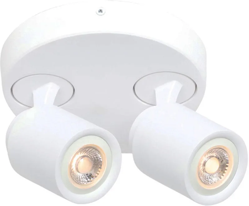 Spot Razza 2 lichts Ø 17 cm GU10 fra Freelight i Hvid – produktbillede
