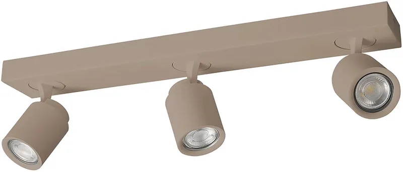 Spot Razza 3 lichts L 54 cm GU10 von Freelight in Beige – Produktfoto