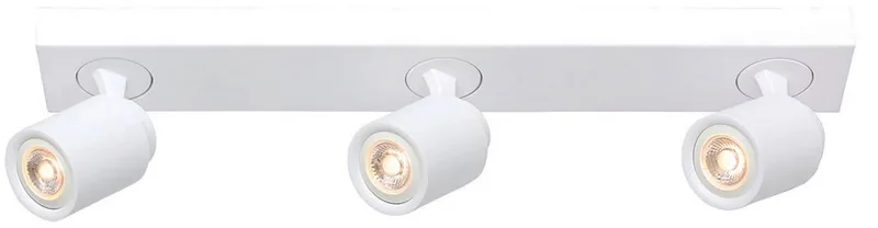 Spot Razza 3 lichts L 54 cm GU10 van Freelight in Wit – productfoto