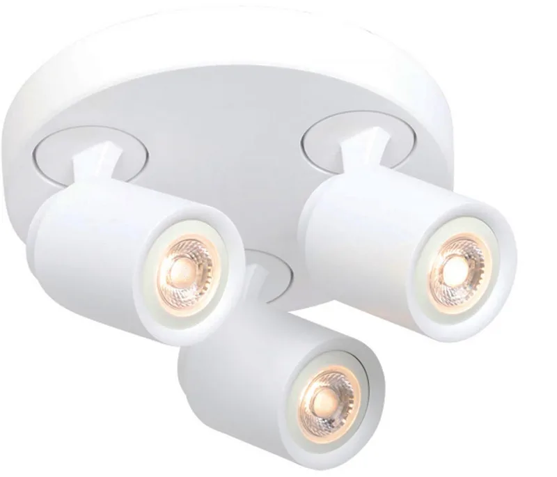 Spot Razza 3 lichts Ø 21 cm GU10 fra Freelight i Hvid – produktbillede