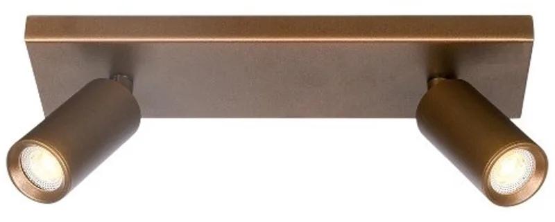 Spot Scolo 2 lichts L 28 cm de Freelight en Brons goud – photo produit