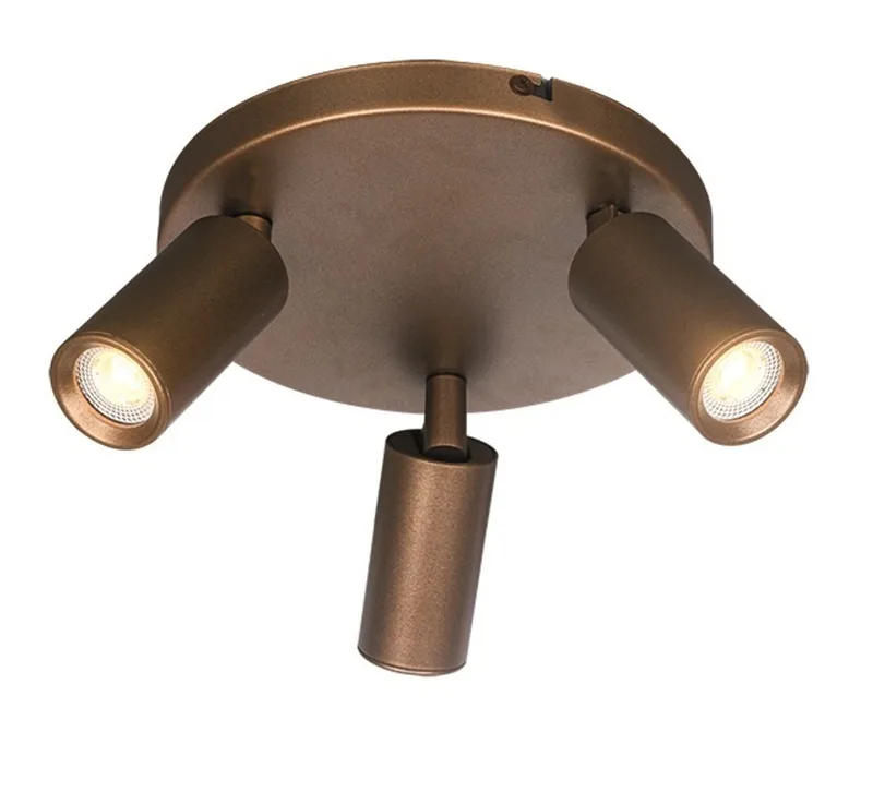 Spot Scolo 3 lichts Ø 18 cm från Freelight i Brons goud – produktbild