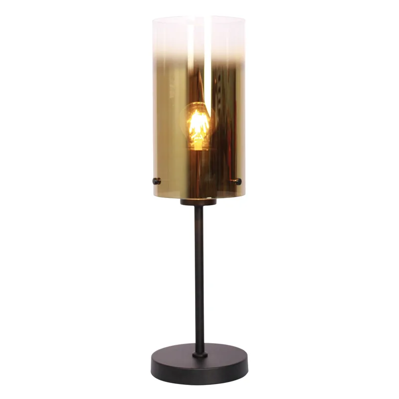 Tafellamp | 15 cm | Ventotto lampen | E27 | goud zwart | glas metaal | moderne decoratieve de Freelight – photo produit
