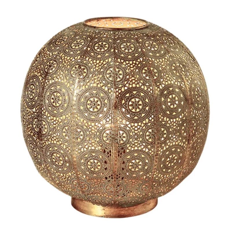 Tafellamp | 32 cm | motivo | E27 | goud | metaal | oosterse verlichting fra Freelight – produktbillede