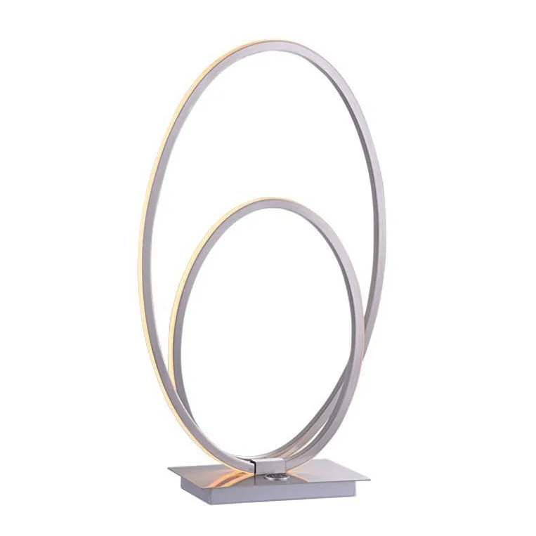 Tafellamp Ophelia mat chroom ovaal von Freelight – Produktfoto