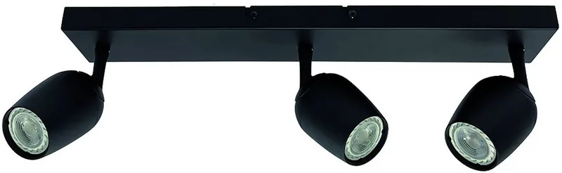 Trova Opbouwspot 3-lichts balk kantelbaar - Modern de Freelight en Noir – photo produit