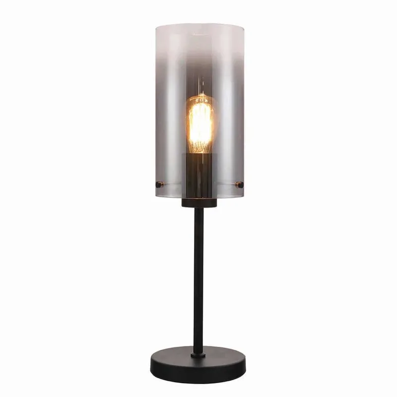 Ventotto Tafellamp 1 lichts zwart / smoke glas - Modern fra Freelight i Smoke, Sort – produktbillede