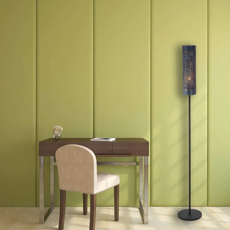 Vloerlamp | 12 cm | Fori hanglampen | E27 | bruin zwart | metaal | industriële moderne trendy sfeer de Freelight – photo produit 2 sur 3