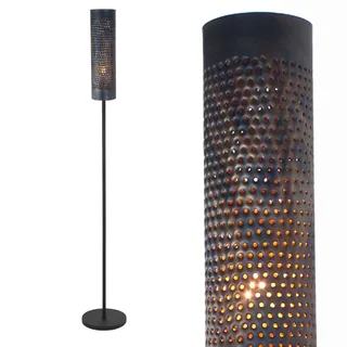 Vloerlamp | 12 cm | Fori hanglampen | E27 | bruin zwart | metaal | industriële moderne trendy sfeer de Freelight – photo produit 1 sur 3