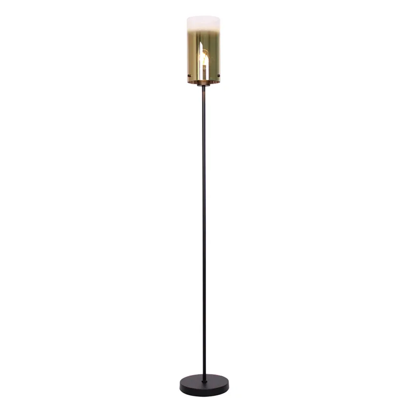 Vloerlamp | 15 cm | Ventotto lampen | E27 | goud zwart | glas metaal | moderne romantische von Freelight – Produktfoto