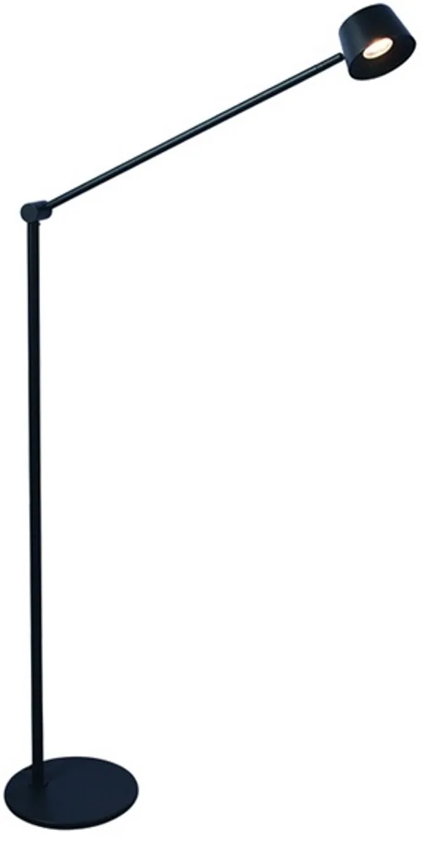 Vloerlamp Cugino 1-Arm 6.2 Watt incl. Dimmer de Freelight en Noir – photo produit