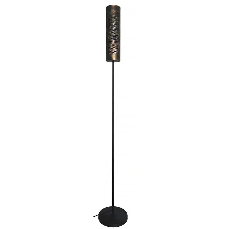 Vloerlamp Forato H 175 cm bruin zwart von Freelight – Produktfoto