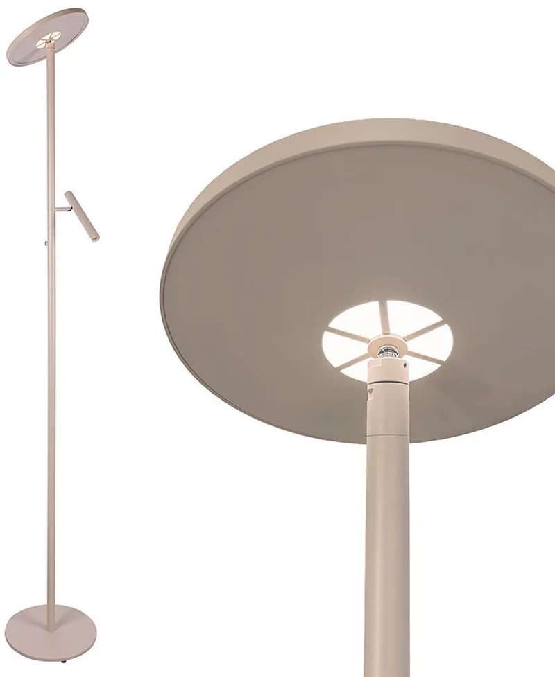 Vloerlamp Stanza 2 lichts H 180 cm de Freelight en Beige – photo produit