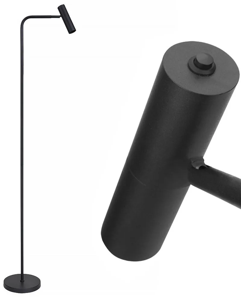 Vloerlamp Undici 1 lichts H 135 cm de Freelight en Noir – photo produit