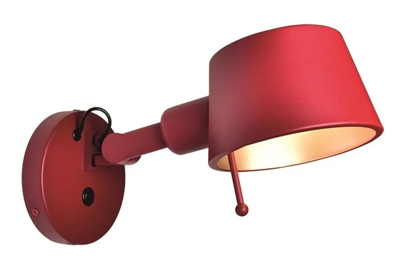 Wandlamp Sovrano Kort 1 Lichts de Freelight en Rouge – photo produit