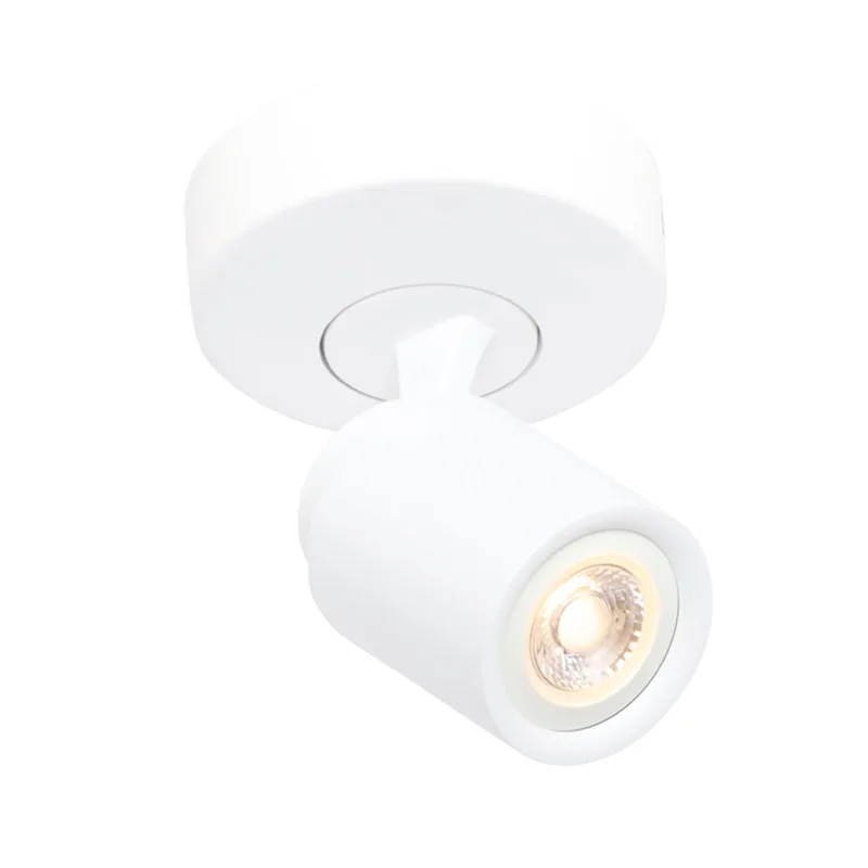 Witte spot Razza | 1 lichts | zwart | metaal | Ø 11 cm | eetkamer / woonkamer / slaapkamer lamp från Freelight – produktbild