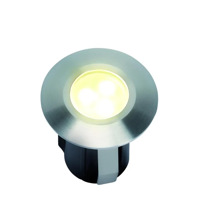 Alpha Grondspot Warm White 12 Volt - Zilvergrijs de Garden Lights en Argent – photo produit