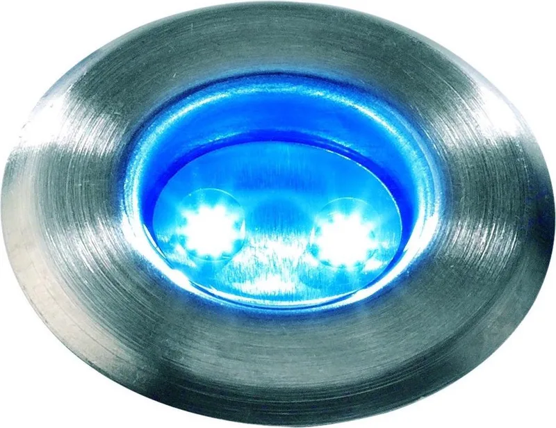 Astrum Blauw Grondspot 12 Volt - Zilvergrijs van Garden Lights in Zilver – productfoto