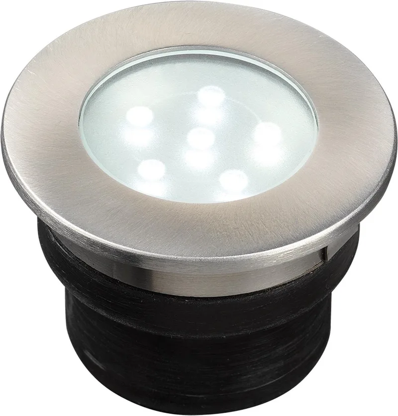 Brevus Grondspot 12 Volt - Zilvergrijs van Garden Lights in Grijs – productfoto