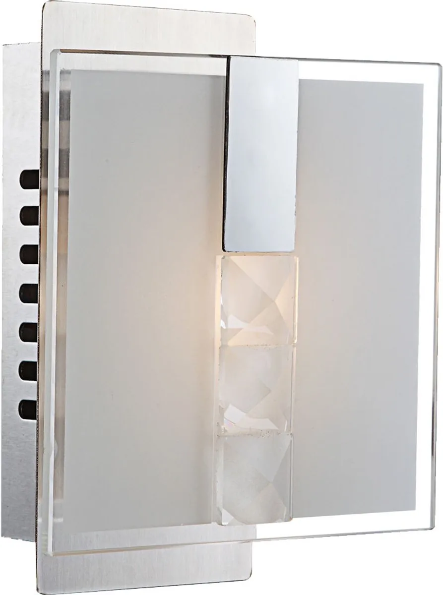 4,5 Watt LED Wandlamp Glazen Lamp Woonkamerverlichting de Globo en Argent – photo produit