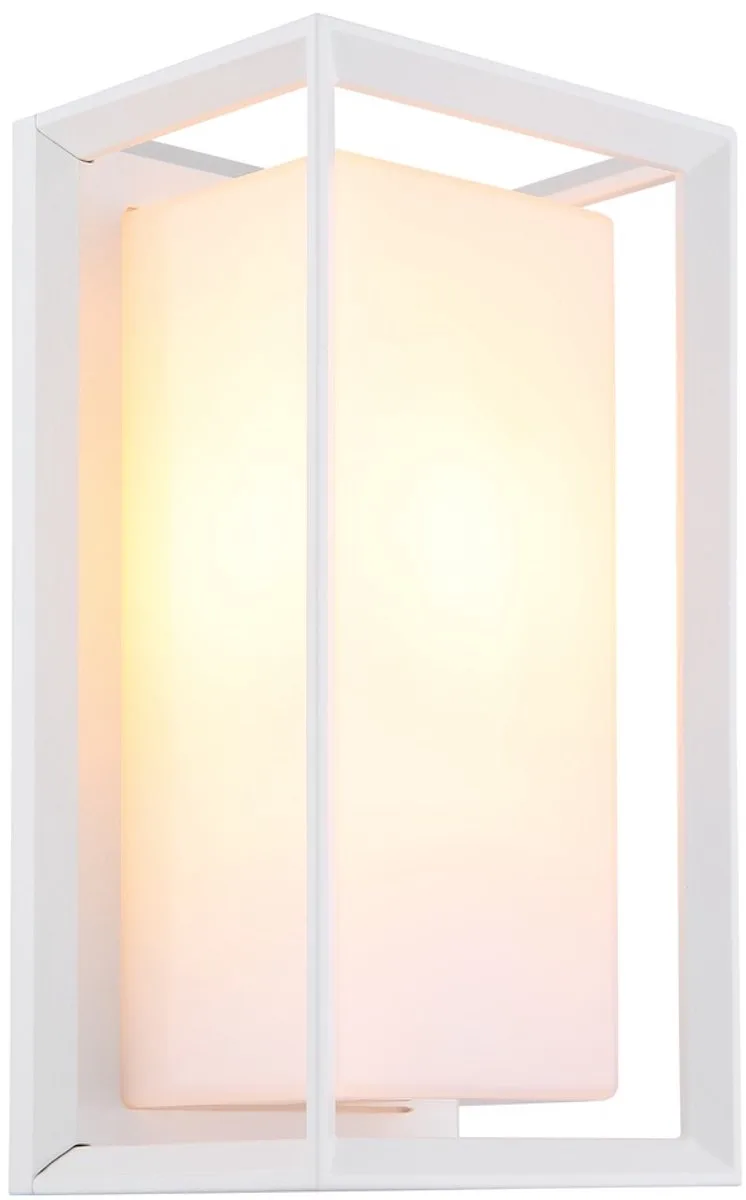 Buiten wandlamp Logana - 31982W de Globo en Blanc – photo produit