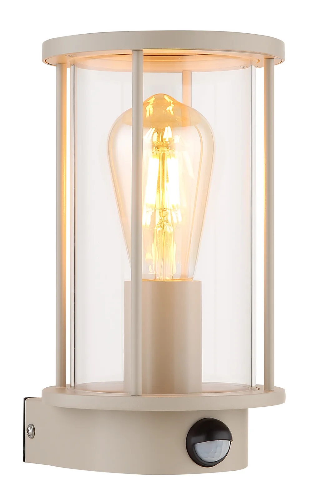 Buitenlamp Gracey H 25 cm sensor beige van Globo – productfoto