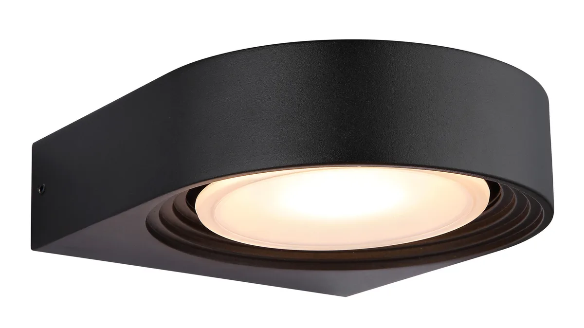 Buitenlamp Oko H 7 cm zwart fra Globo – produktbillede