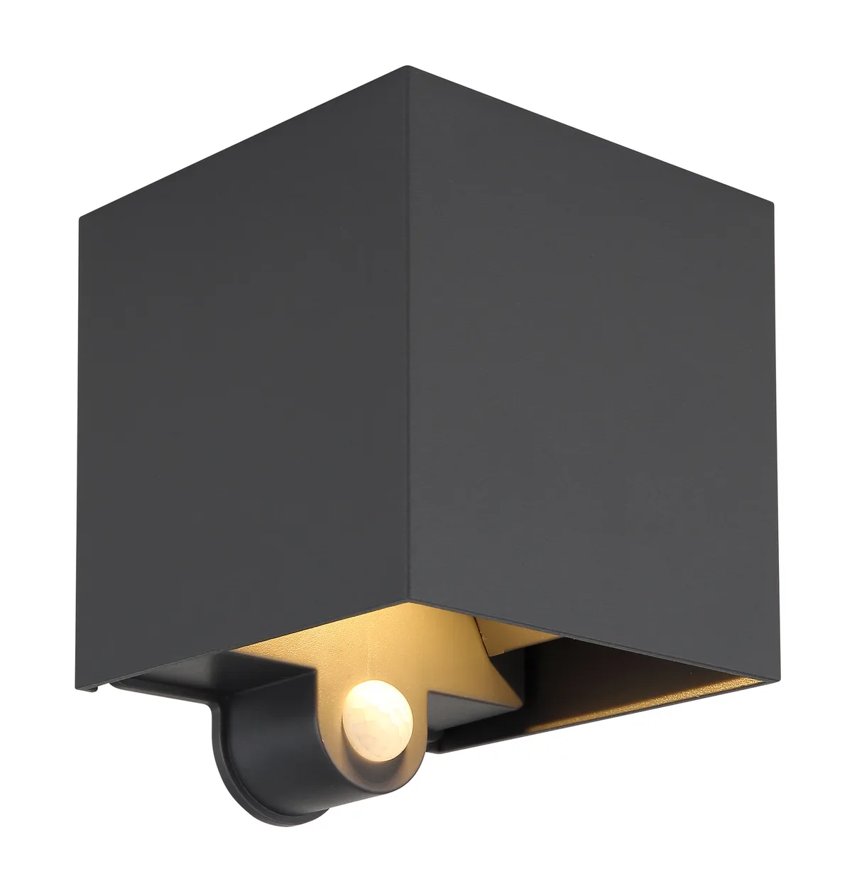 Buitenlamp Veronika 2 licht H 13 cm sensor antraciet de Globo – photo produit