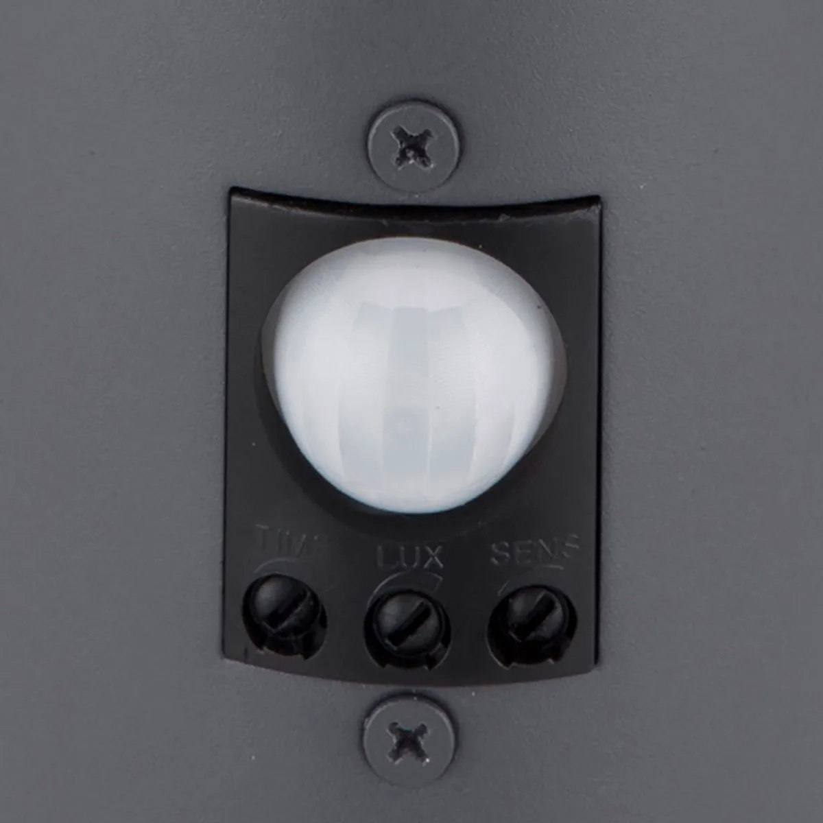 Buitenverlichting huiswandlamp wandlamp opaal wandlamp bewegingsmelder, roestvrij staal, E27 fitting, DxH 7,6x41 cm, set van 2 de Globo en Anthracite – photo produit