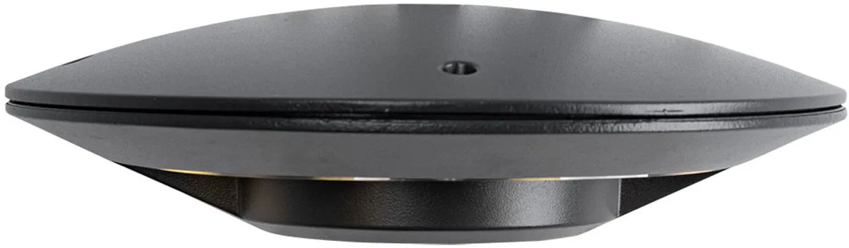 Buitenwandlamp Gevellamp Aluminium voordeurlamp, 4W 180lm warm wit, BxH 24,5x6,6 cm de Globo en Anthracite – photo produit