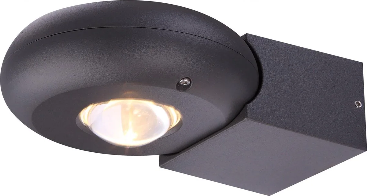 Buitenwandlamp Globo RINAH LED - aluminium gegoten 2 fra Globo i Mørkegrå – produktbillede