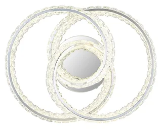 Deckenleuchte GLOBO Lighting Deckenleuchte MUCKY DH 60x26 cm chrom Deckenlampe de Globo – photo produit 3 sur 5