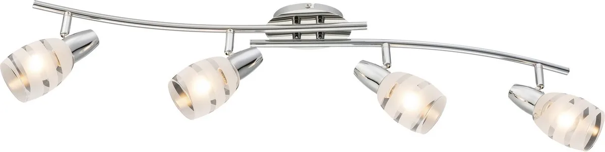 Deckenstrahler ROY, ohne Leuchtmittel, Deckenspot/Flur/Wohnzimmer/Schlafzimmer de Globo – photo produit