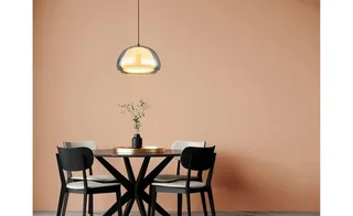 Design hanglamp Jella enkel Ø 40cm - 15743H1 fra Globo i Sort – produktbillede 2 af 3