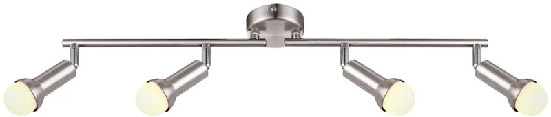 Design-kantoorlamp LED 16 watt plafondlamp nikkel verlichting Globo KIMBERLY 56044-4 de Globo en Argent – photo produit