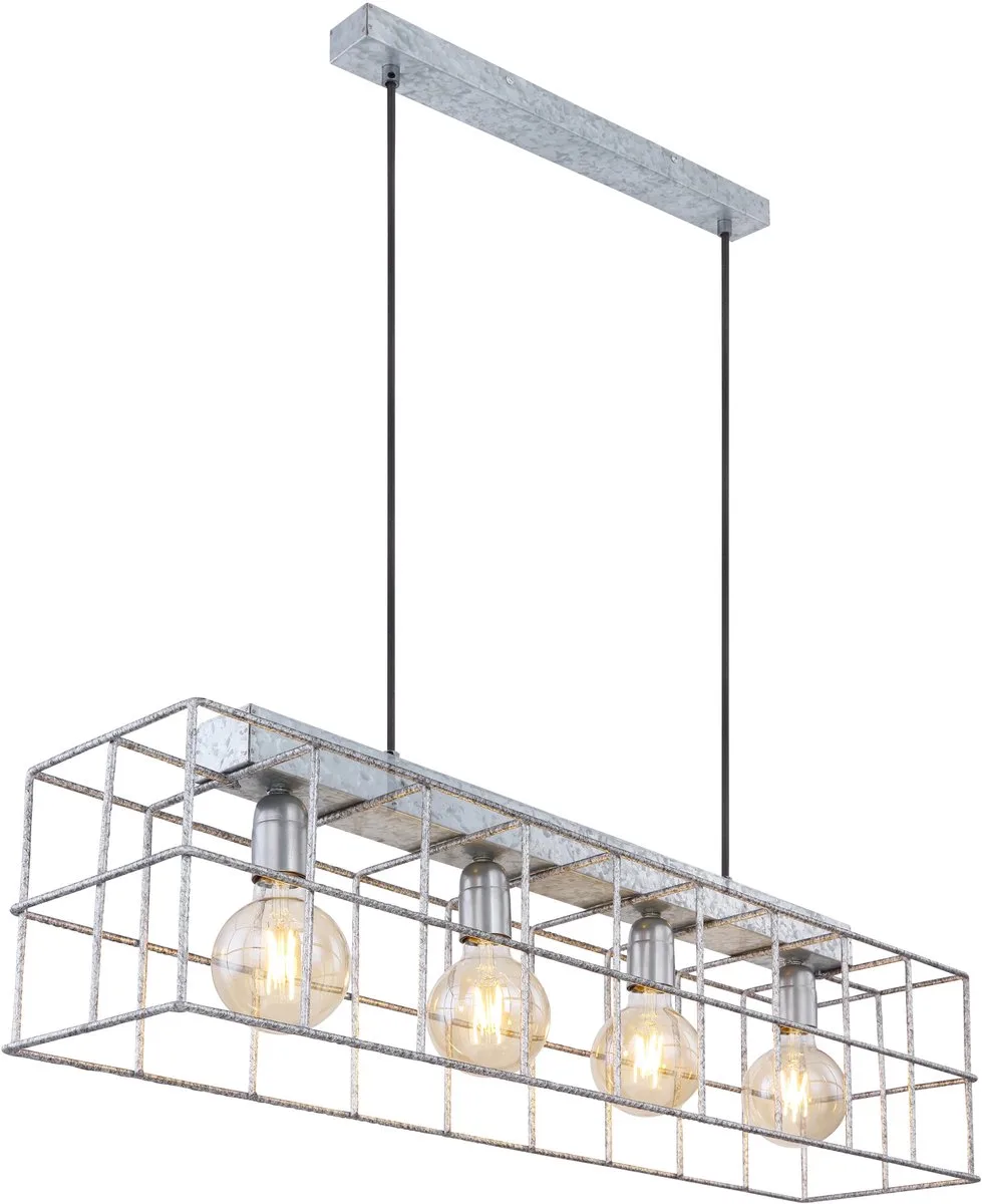 Lighting Hängeleuchte de Globo en Argent – photo produit