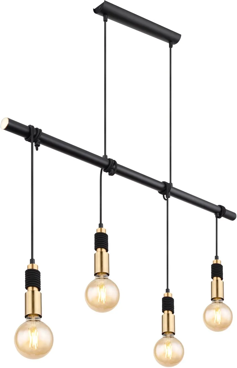 GLOBO 15540-4H, E27, IP20 by Globo in Black – product photo