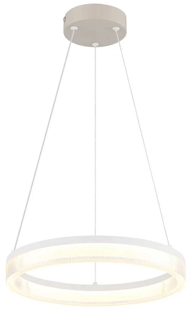 Moderne hanglampMarlenne zand bruin Ø 33cm - 48046H von Globo in Beige – Produktfoto