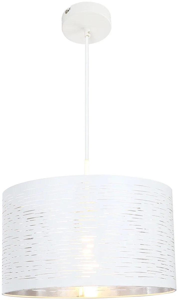 hanglamp - Barca - metaal - Ø 38cm - E27 - 15341 by Globo in White – product photo